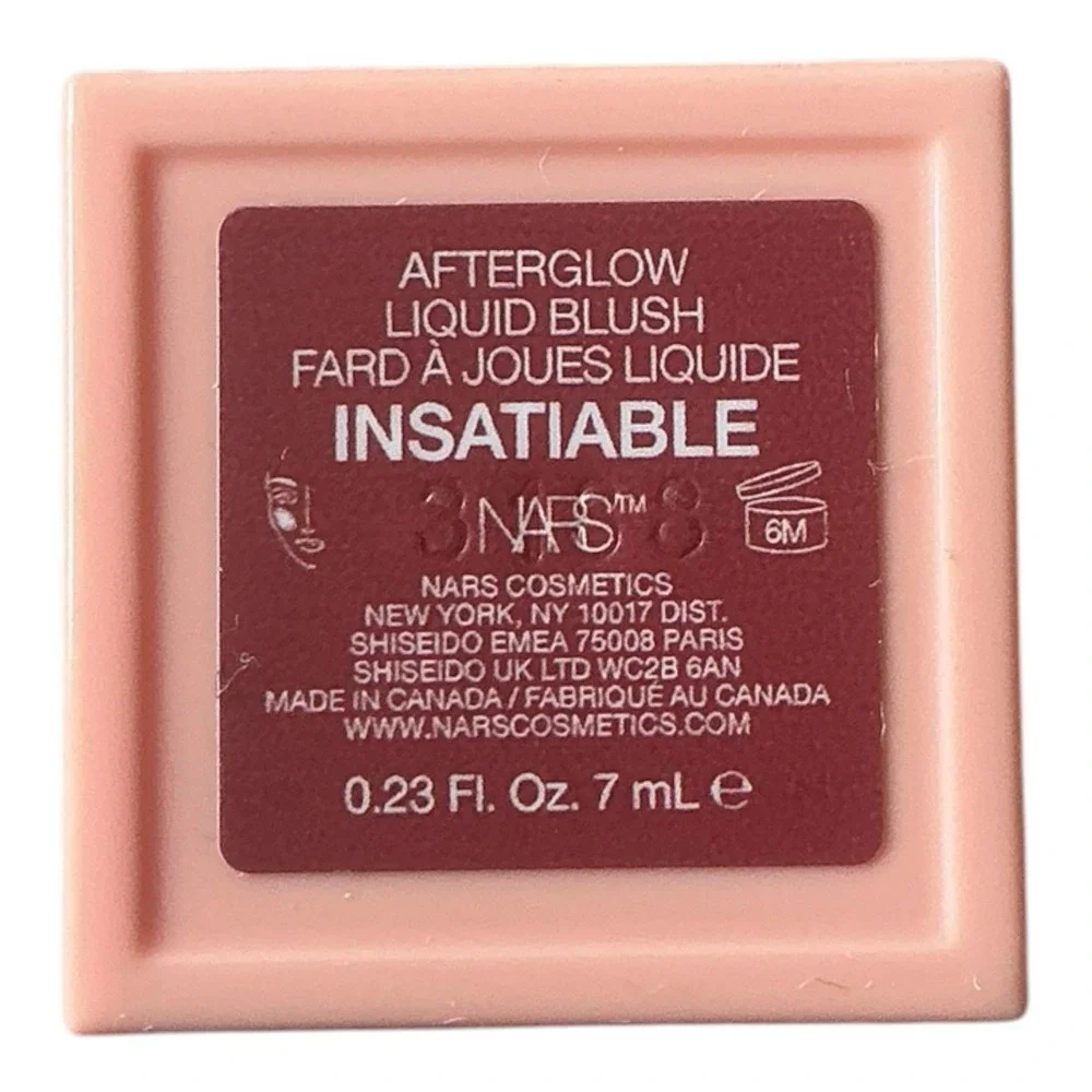 NARS Afterglow Liquid Blush Insatiable 7mL Brand New